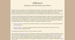 Desktop Screenshot of privateretirementplans.com